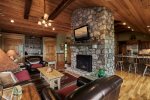 Gorgeous gas stone fire place